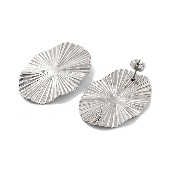 PandaHall 304 Stainless Steel Stud Earring Findings, Oval, 39.5x27.5mm, Hole: 3mm, Pin: 10x0.5mm 304 Stainless Steel Oval
PandaHall 304 Stainless Steel Stud Earring Findings, Oval, 39.5x27.5mm, Hole: 3mm, Pin: 10x0.5mm 304 Stainless Steel Oval