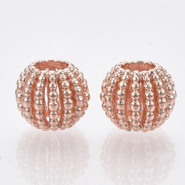 PandaHall Alloy European Beads, Large Hole Beads, Rondelle, Hollow, Rose Gold, 12x10mm, Hole: 5mm Alloy Rondelle
PandaHall Alloy European Beads, Large Hole Beads, Rondelle, Hollow, Rose Gold, 12x10mm, Hole: 5mm Alloy Rondelle