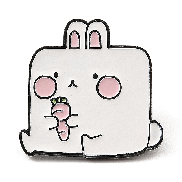 PandaHall Alloy Enamel Pins, Cartoon Animal Brooches, Electrophoresis Black, Rabbit, 24x24.5x1.5mm Alloy+Enamel Rabbit
PandaHall Alloy Enamel Pins, Cartoon Animal Brooches, Electrophoresis Black, Rabbit, 24x24.5x1.5mm Alloy+Enamel Rabbit