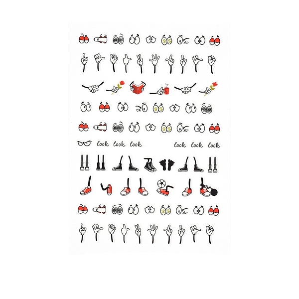 PandaHall Nail Art Stickers Decals, Self Adhesive, for Nail Tips Decorations, Mixed Patterns, 93x64mm Paper
PandaHall Nail Art Stickers Decals, Self Adhesive, for Nail Tips Decorations, Mixed Patterns, 93x64mm Paper