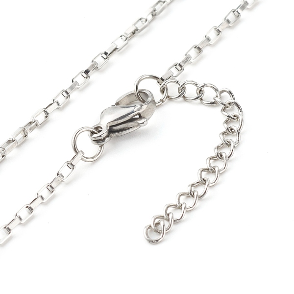 PandaHall 304 Stainless Steel Venetian Chains Necklaces, Stainless Steel Color, 17.91 inch(45.5cm) 304 Stainless Steel
PandaHall 304 Stainless Steel Venetian Chains Necklaces, Stainless Steel Color, 17.91 inch(45.5cm) 304 Stainless Steel