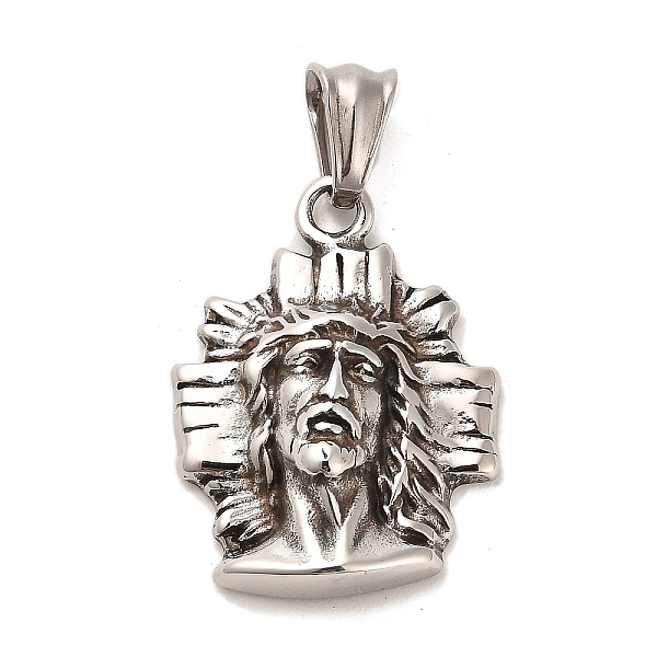 PandaHall Tibetan Style 304 Stainless Steel Pendants, Woman, Antique Silver, 30x23x6.5mm, Hole: 8.5x4.5mm 304 Stainless Steel Human
PandaHall Tibetan Style 304 Stainless Steel Pendants, Woman, Antique Silver, 30x23x6.5mm, Hole: 8.5x4.5mm 304 Stainless Steel Human