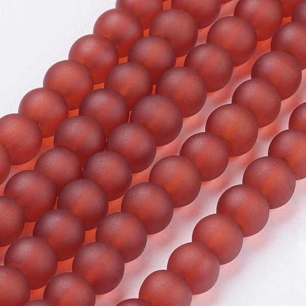 PandaHall Transparent Glass Bead Strands, Frosted, Round, Tomato, 6mm, Hole: 1.3~1.6mm, about 140pcs/strand, 31.4 inch Glass Round Red
PandaHall Transparent Glass Bead Strands, Frosted, Round, Tomato, 6mm, Hole: 1.3~1.6mm, about 140pcs/strand, 31.4 inch Glass Round Red