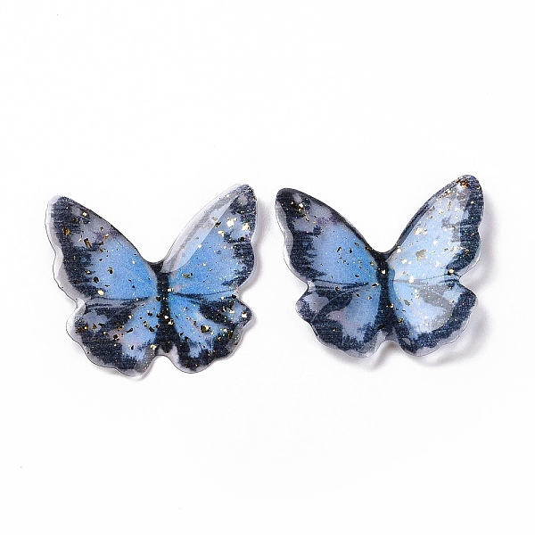 PandaHall Transparent Resin Cabochons, with Gold Foil, Butterfly, Royal Blue, 21.5~22x22~24.5x1.5~4.7mm Resin Butterfly
PandaHall Transparent Resin Cabochons, with Gold Foil, Butterfly, Royal Blue, 21.5~22x22~24.5x1.5~4.7mm Resin Butterfly