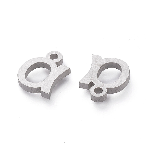 PandaHall 304 Stainless Steel Pendants, Matte Style, Greek Alphabet, Stainless Steel Color, Letter.A, 10x8x1.5mm, Hole: 1.5mm 304 Stainless...
PandaHall 304 Stainless Steel Pendants, Matte Style, Greek Alphabet, Stainless Steel Color, Letter.A, 10x8x1.5mm, Hole: 1.5mm 304 Stainless...