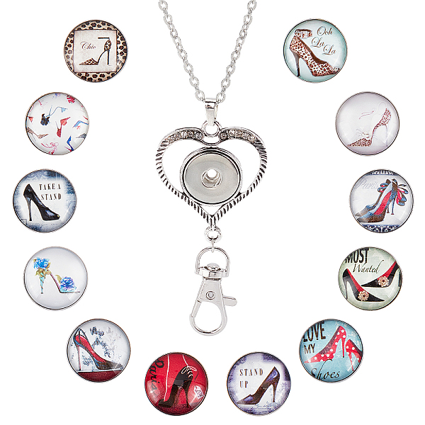 PandaHall SUNNYCLUE DIY Interchangeable Dome Office Lanyard ID Badge Holder Necklace Making Kit, Including Brass Jewelry Snap Buttons, Alloy..., Multicolor
PandaHall SUNNYCLUE DIY Interchangeable Dome Office Lanyard ID Badge Holder Necklace Making Kit, Including Brass Jewelry Snap Buttons, Alloy..., Multicolor
