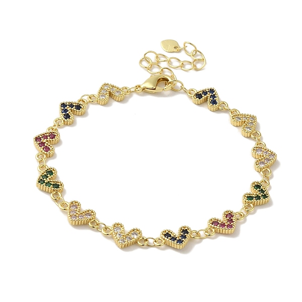 PandaHall Rack Plating Brass Micro Pave Cubic Zirconia Heart Link Chain Bracelets for Women, Cadmium Free & Lead Free, Long-Lasting Plated...
PandaHall Rack Plating Brass Micro Pave Cubic Zirconia Heart Link Chain Bracelets for Women, Cadmium Free & Lead Free, Long-Lasting Plated...