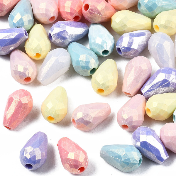 PandaHall Spray Painted Acrylic Beads, Rubberized Style, Faceted, Teardrop, Mixed Color, 12x7.5mm, Hole: 2mm, about 1580pcs/500g Acrylic..., Multicolor
PandaHall Spray Painted Acrylic Beads, Rubberized Style, Faceted, Teardrop, Mixed Color, 12x7.5mm, Hole: 2mm, about 1580pcs/500g Acrylic..., Multicolor
