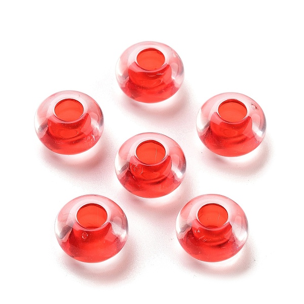PandaHall Transparent Acrylic European Beads, Large Hole Beads, Rondelle, Red, 14x8.5mm, Hole: 5.5mm, about 537pcs/500g Acrylic Rondelle Red
PandaHall Transparent Acrylic European Beads, Large Hole Beads, Rondelle, Red, 14x8.5mm, Hole: 5.5mm, about 537pcs/500g Acrylic Rondelle Red