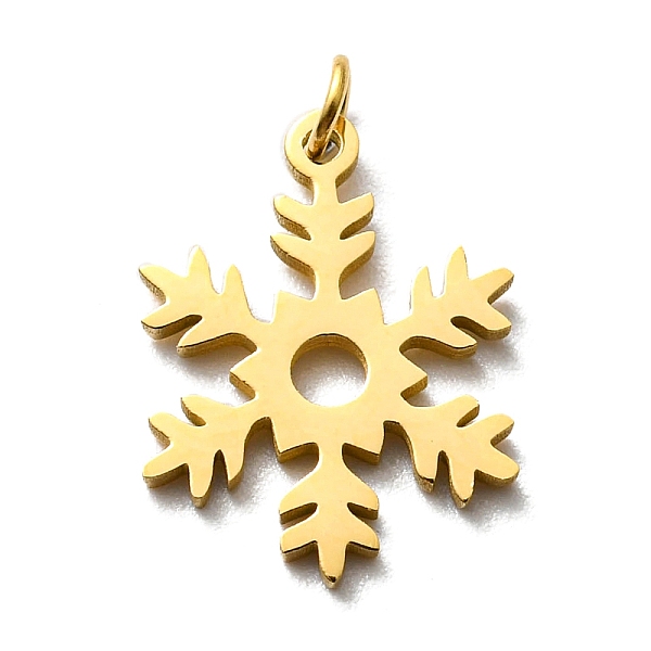 PandaHall 304 Stainless Steel Charms, Laser Cut, with Jump Ring, Snowflake Charm, Real 14K Gold Plated, 13x10x1mm, Hole: 2mm 304 Stainless...
PandaHall 304 Stainless Steel Charms, Laser Cut, with Jump Ring, Snowflake Charm, Real 14K Gold Plated, 13x10x1mm, Hole: 2mm 304 Stainless...