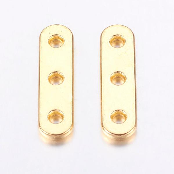 PandaHall Alloy Spacer Bars, Lead Free & Cadmium Free, Golden, 24x6x2mm, Hole: 2mm Alloy Rectangle
PandaHall Alloy Spacer Bars, Lead Free & Cadmium Free, Golden, 24x6x2mm, Hole: 2mm Alloy Rectangle