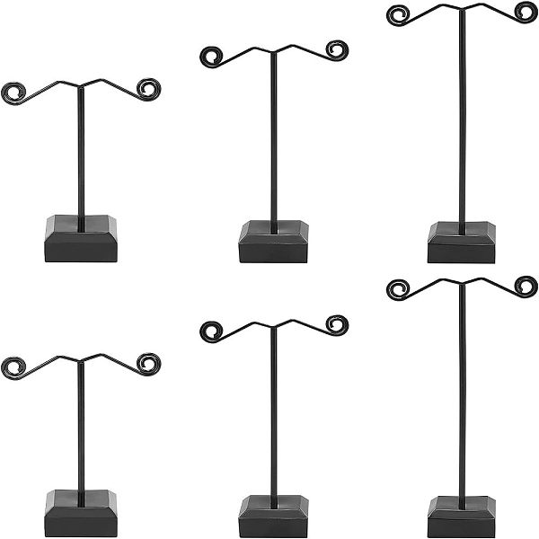 PandaHall Acrylic Earring Display Stand Sets, Black, 1-1/8x2-1/2x3-3/8 inch(3x6.5x8.5cm) Acrylic Black
PandaHall Acrylic Earring Display Stand Sets, Black, 1-1/8x2-1/2x3-3/8 inch(3x6.5x8.5cm) Acrylic Black