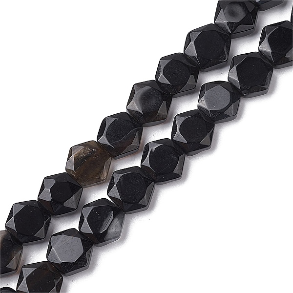 PandaHall Natural Black Agate Beads Strands, Faceted Hexagonal Cut, Hexagon, 8~8.5x9~9.5x4~4.5mm, Hole: 1mm, about 25pcs/strand, 8.11''...
PandaHall Natural Black Agate Beads Strands, Faceted Hexagonal Cut, Hexagon, 8~8.5x9~9.5x4~4.5mm, Hole: 1mm, about 25pcs/strand, 8.11''...