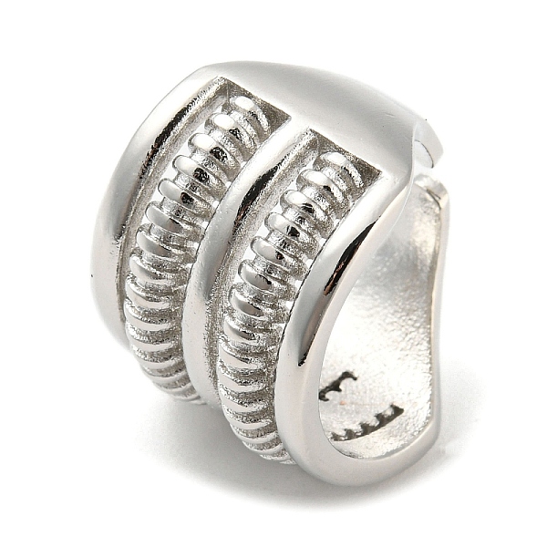 PandaHall Brass Open Cuff Ring, Multi Lines, Platinum, US Size 7 1/2(17.7mm) Brass
PandaHall Brass Open Cuff Ring, Multi Lines, Platinum, US Size 7 1/2(17.7mm) Brass