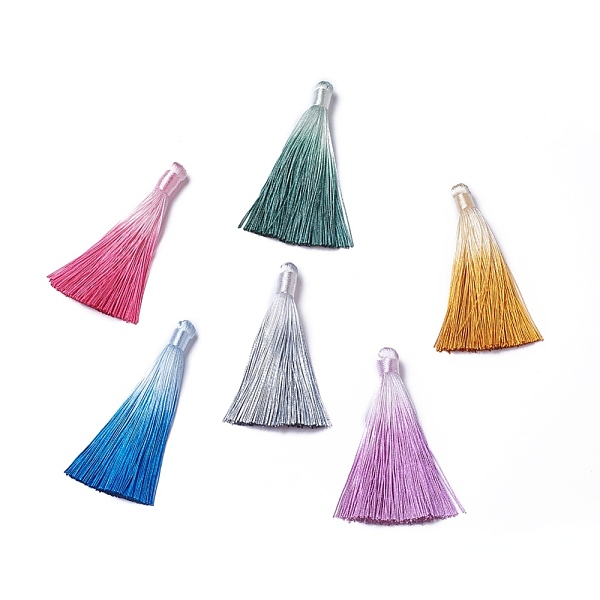 PandaHall Polyester Tassel Big Pendant Decorations, Mixed Color, 80~85x8~20mm Polyester Multicolor
PandaHall Polyester Tassel Big Pendant Decorations, Mixed Color, 80~85x8~20mm Polyester Multicolor