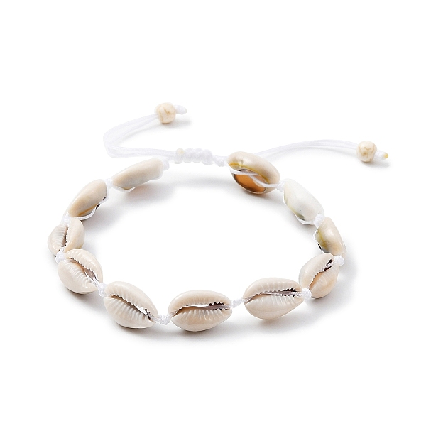 PandaHall Natural Shell Braided Bead Anklet with Synthetic Turquoise Beads, Braided Nylon Adjustable Anklet, White, Inner Diameter...
PandaHall Natural Shell Braided Bead Anklet with Synthetic Turquoise Beads, Braided Nylon Adjustable Anklet, White, Inner Diameter...