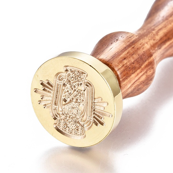 PandaHall Brass Wax Seal Stamp, with Wooden Handle, for Post Decoration, DIY Card Making, Magic Themed Pattern, Golden, 90x26mm Brass Others
PandaHall Brass Wax Seal Stamp, with Wooden Handle, for Post Decoration, DIY Card Making, Magic Themed Pattern, Golden, 90x26mm Brass Others