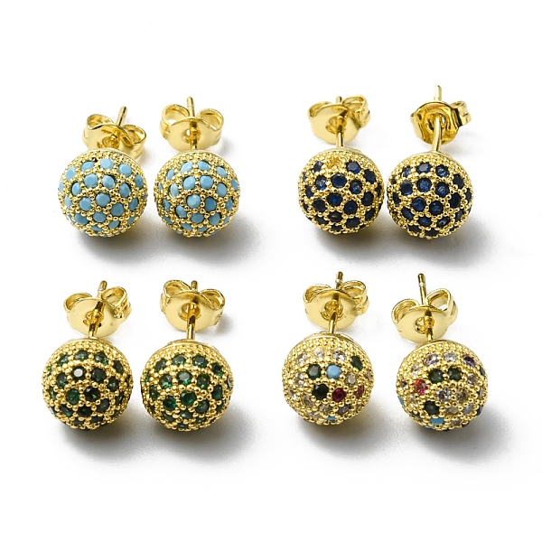 PandaHall Rhinestone Disco Ball Stud Earrings, Real 18K Gold Plated Brass Jewelry for Women, Lead Free & Cadmium Free, Mixed Color..., Multicolor
PandaHall Rhinestone Disco Ball Stud Earrings, Real 18K Gold Plated Brass Jewelry for Women, Lead Free & Cadmium Free, Mixed Color..., Multicolor
