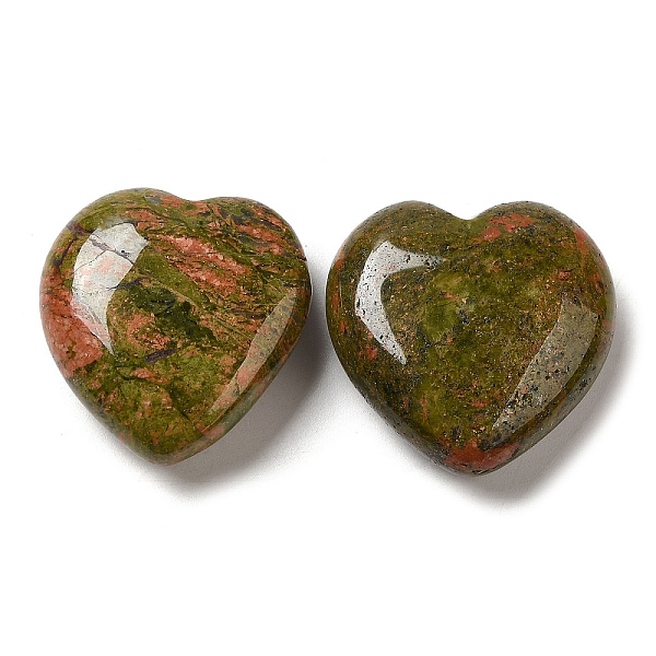 PandaHall Natural Unakite Healing Stones, Heart Love Stones, Pocket Palm Stones for Reiki Ealancing, 30x30x11.5~12.5mm Unakite Heart
PandaHall Natural Unakite Healing Stones, Heart Love Stones, Pocket Palm Stones for Reiki Ealancing, 30x30x11.5~12.5mm Unakite Heart