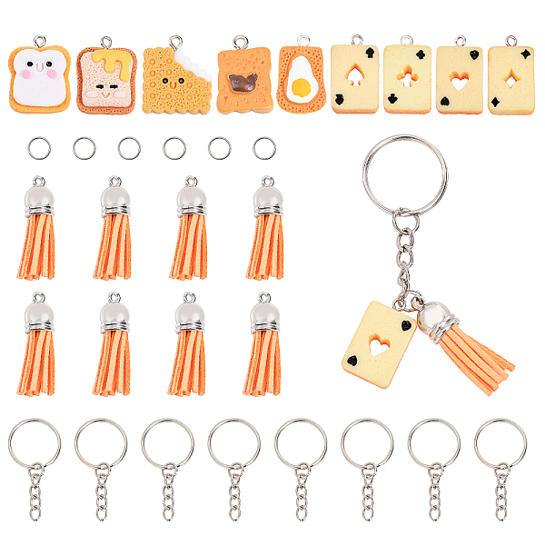 PandaHall CHGCRAFT 9Sets Resin Bread Simulation Pendants Bread Resin Keychain Making Kits with Faux Suede Tassel Pendant and Iron Findings..., Multicolor
PandaHall CHGCRAFT 9Sets Resin Bread Simulation Pendants Bread Resin Keychain Making Kits with Faux Suede Tassel Pendant and Iron Findings..., Multicolor