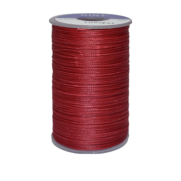 PandaHall Waxed Polyester Cord, 6-Ply, Dark Red, 0.55mm, about 38.27 yards(35m)/roll Waxed Polyester Cord Round Red
PandaHall Waxed Polyester Cord, 6-Ply, Dark Red, 0.55mm, about 38.27 yards(35m)/roll Waxed Polyester Cord Round Red