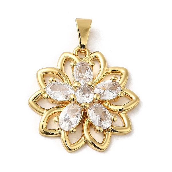 PandaHall Rack Plating Brass Micro Pave Cubic Zirconia Pendants, Cadmium Free & Lead Free, Real 18K Gold Plated, Long-Lasting Plated, Flower..., Clear
PandaHall Rack Plating Brass Micro Pave Cubic Zirconia Pendants, Cadmium Free & Lead Free, Real 18K Gold Plated, Long-Lasting Plated, Flower..., Clear