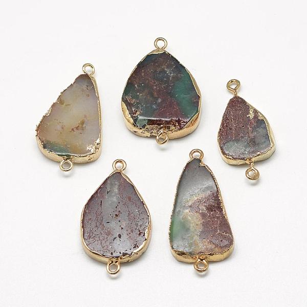 PandaHall Plated Natural Chrysoprase Links connectors, Golden, 30~45x15~30x5~8mm, Hole: 2mm Chrysoprase Others
PandaHall Plated Natural Chrysoprase Links connectors, Golden, 30~45x15~30x5~8mm, Hole: 2mm Chrysoprase Others