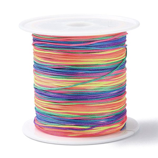 PandaHall Nylon Chinese Knot Cord, Nylon Jewelry Cord for Jewelry Making, Colorful, 0.4mm, about 28~30m/roll Nylon
PandaHall Nylon Chinese Knot Cord, Nylon Jewelry Cord for Jewelry Making, Colorful, 0.4mm, about 28~30m/roll Nylon