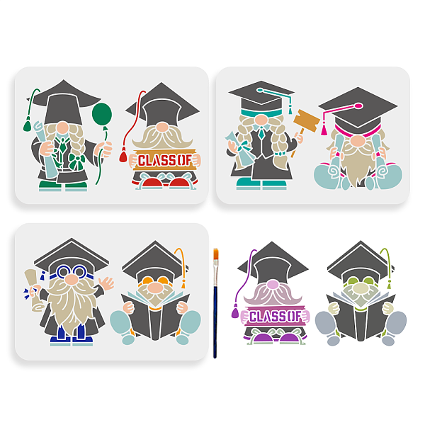 PandaHall MAYJOYDIY US 1 Set Graduation Theme PET Hollow Out Drawing Painting Stencils, for DIY Scrapbook, Photo Album, with 1Pc Art Paint...
PandaHall MAYJOYDIY US 1 Set Graduation Theme PET Hollow Out Drawing Painting Stencils, for DIY Scrapbook, Photo Album, with 1Pc Art Paint...