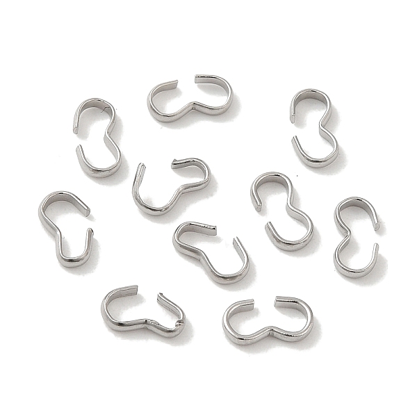 PandaHall 304 Stainless Steel Quick Link Connectors, Chain Findings, Number 3 Shaped Clasps, Stainless Steel Color, 8x4x1.4mm 304 Stainless...
PandaHall 304 Stainless Steel Quick Link Connectors, Chain Findings, Number 3 Shaped Clasps, Stainless Steel Color, 8x4x1.4mm 304 Stainless...