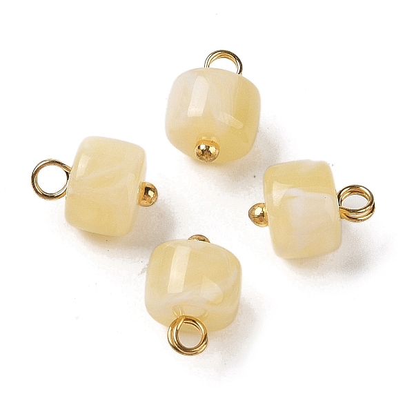 PandaHall Acrylic Pendants, with Brass Loops, Column, Light Khaki, 12.5x8.5mm, Hole: 2.5mm Brass+Acrylic Column
PandaHall Acrylic Pendants, with Brass Loops, Column, Light Khaki, 12.5x8.5mm, Hole: 2.5mm Brass+Acrylic Column