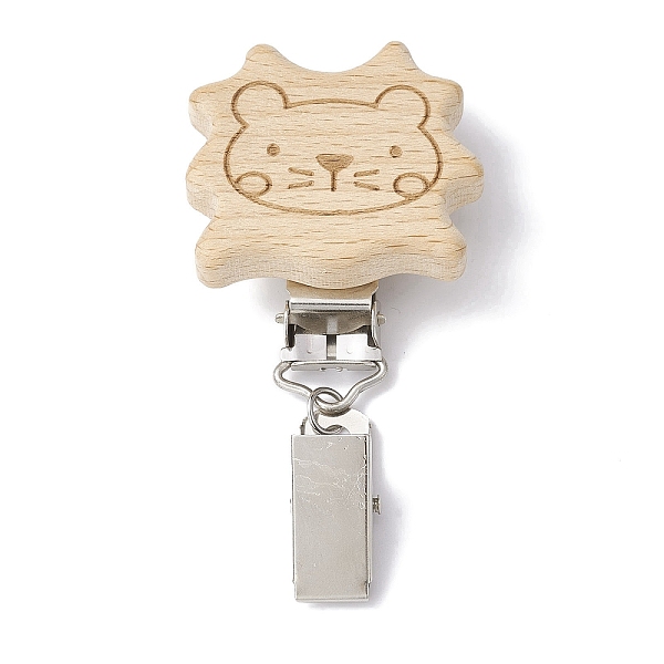 PandaHall Iron ID Card Clips with Wood Animal, Badge Holder Clip, Lion, 80mm Wood Lion Orange
PandaHall Iron ID Card Clips with Wood Animal, Badge Holder Clip, Lion, 80mm Wood Lion Orange