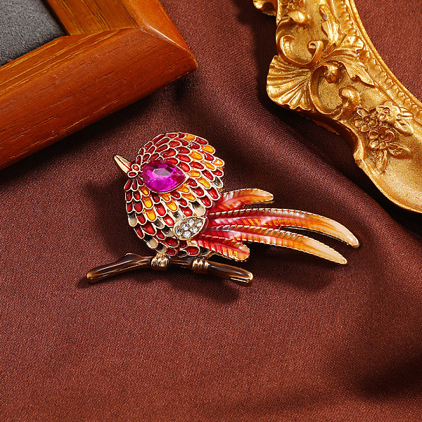 PandaHall Cute Bird Enamel Pins, Light Gold Alloy Rhinestone Animal Brooch for Women's Sweaters Coats, Fuchsia, 50x30mm Alloy+Rhinestone..., Pink
PandaHall Cute Bird Enamel Pins, Light Gold Alloy Rhinestone Animal Brooch for Women's Sweaters Coats, Fuchsia, 50x30mm Alloy+Rhinestone..., Pink