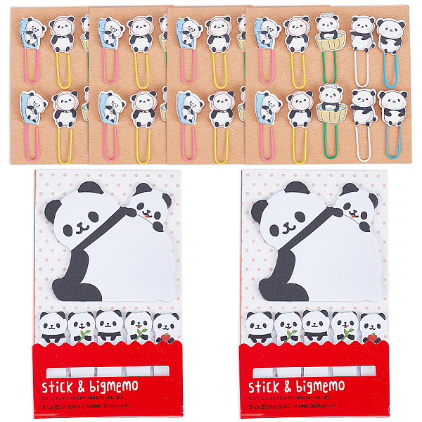 PandaHall CRASPIRE 40Pcs Panda Paper Clips Binder with 2 Sheet Sticky Notes Cute Animals Paperclips Clamps Metal Planner Memo Dispenser for..., Multicolor
PandaHall CRASPIRE 40Pcs Panda Paper Clips Binder with 2 Sheet Sticky Notes Cute Animals Paperclips Clamps Metal Planner Memo Dispenser for..., Multicolor