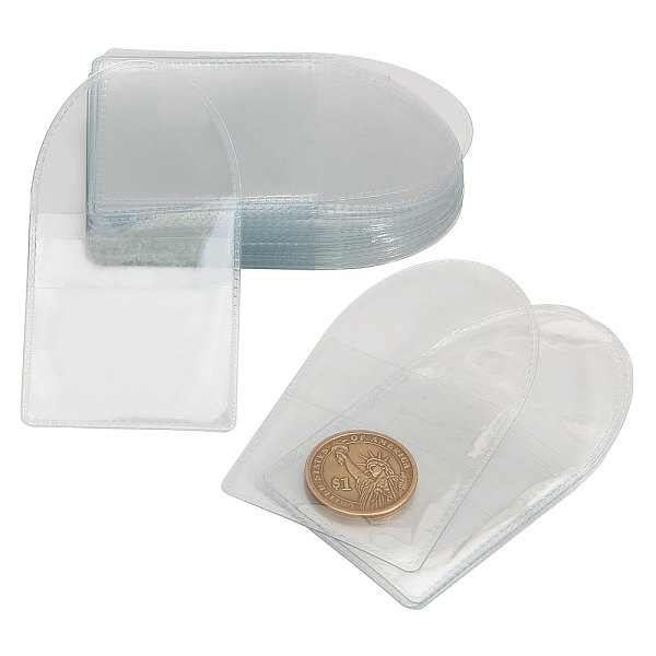 PandaHall PVC Single Pocket Coin Sleeves Holders, Individual Clear Plastic Coin Flips Coin Protector, for Coin, Jewelry Small Items...
PandaHall PVC Single Pocket Coin Sleeves Holders, Individual Clear Plastic Coin Flips Coin Protector, for Coin, Jewelry Small Items...