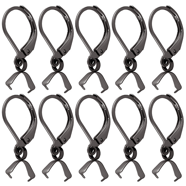 PandaHall Beebeecraft 50Pcs 304 Stainless Steel Leverback Earring Findings, with Ice Pick Pinch Bails, Electrophoresis Black, 24mm, Pin...
PandaHall Beebeecraft 50Pcs 304 Stainless Steel Leverback Earring Findings, with Ice Pick Pinch Bails, Electrophoresis Black, 24mm, Pin...