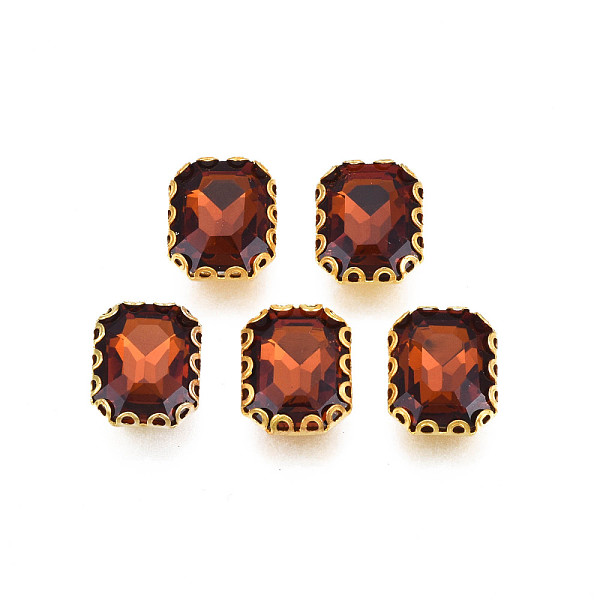 PandaHall Sew on Rhinestone, Transparent Glass Rhinestones, with Iron Prong Settings, Faceted, Rectangle, Coconut Brown, 10.5x8.5x5mm, Hole...
PandaHall Sew on Rhinestone, Transparent Glass Rhinestones, with Iron Prong Settings, Faceted, Rectangle, Coconut Brown, 10.5x8.5x5mm, Hole...