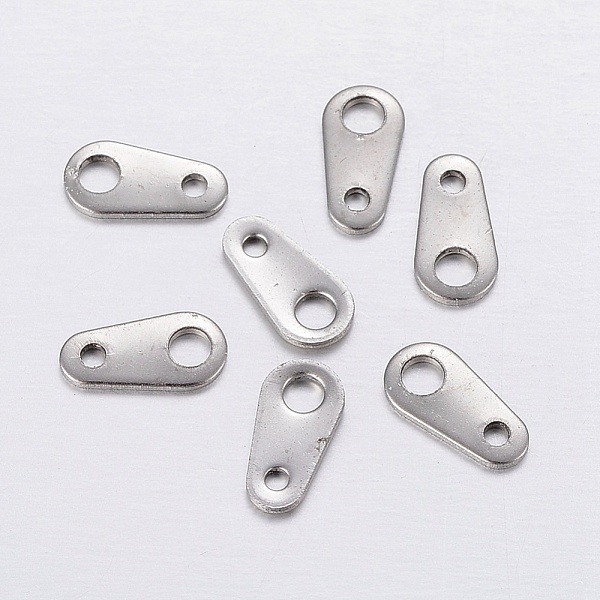 PandaHall 304 Stainless Steel Chain Tabs, Chain Extender Connectors, Stainless Steel Color, 8x4x0.6mm, Hole: 1mm & 2mm 304 Stainless Steel
PandaHall 304 Stainless Steel Chain Tabs, Chain Extender Connectors, Stainless Steel Color, 8x4x0.6mm, Hole: 1mm & 2mm 304 Stainless Steel
