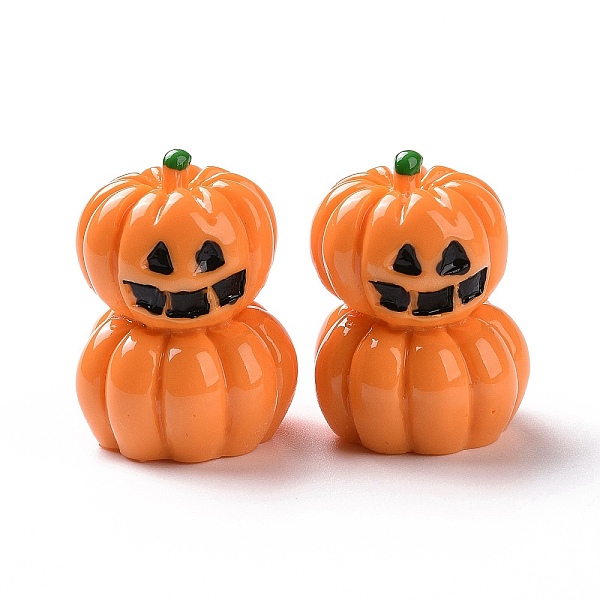PandaHall Halloween Opaque Resin Cabochons, Pumpkin Jack-O'-Lantern, Dark Orange, 25x19x20mm Resin Pumpkin
PandaHall Halloween Opaque Resin Cabochons, Pumpkin Jack-O'-Lantern, Dark Orange, 25x19x20mm Resin Pumpkin
