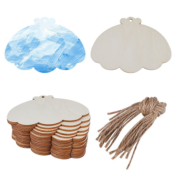 PandaHall GORGECRAFT 20PCS Shell Wooden Cutout Unfinished Blank Wood Hanging Slices Ornaments Sets with Hole Ropes Pendants for DIY Crafts..., Orange
PandaHall GORGECRAFT 20PCS Shell Wooden Cutout Unfinished Blank Wood Hanging Slices Ornaments Sets with Hole Ropes Pendants for DIY Crafts..., Orange