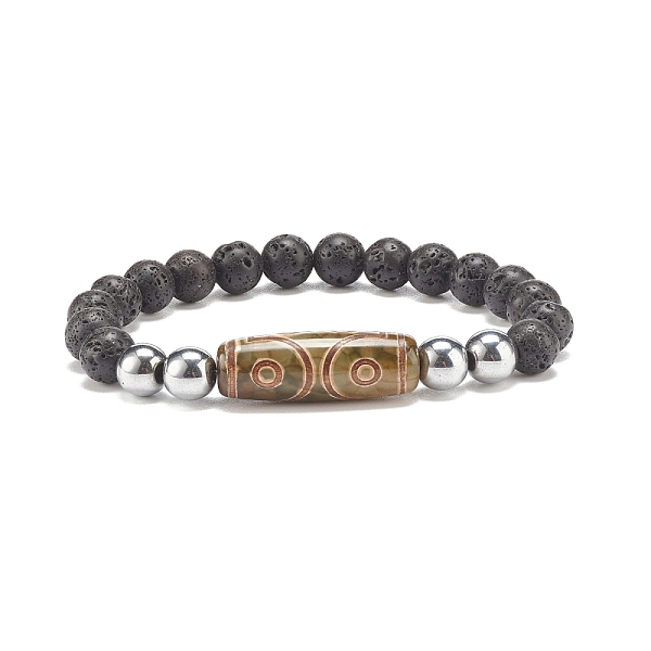 PandaHall Mala Beads Bracelet, Natural Tibetan 3-Eye dZi Agate & Lava Rock & Synthetic Hematite Stretch Bracelet for Women, Inner Diameter...
PandaHall Mala Beads Bracelet, Natural Tibetan 3-Eye dZi Agate & Lava Rock & Synthetic Hematite Stretch Bracelet for Women, Inner Diameter...