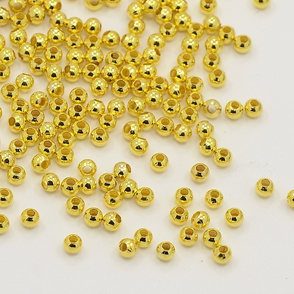 PandaHall Brass Round Spacer Beads, Seamless, Golden, 2.4mm, Hole: 0.8mm Brass Round
PandaHall Brass Round Spacer Beads, Seamless, Golden, 2.4mm, Hole: 0.8mm Brass Round