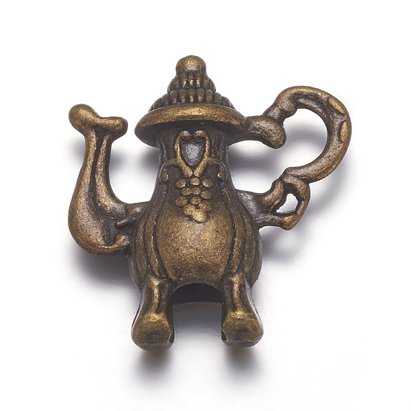 PandaHall Tibetan Style Alloy Pendants, Kettle, Cadmium Free & Nickel Free & Lead Free, Antique Bronze, 18.5x17x5mm, Hole: 2mm. Alloy...
PandaHall Tibetan Style Alloy Pendants, Kettle, Cadmium Free & Nickel Free & Lead Free, Antique Bronze, 18.5x17x5mm, Hole: 2mm. Alloy...