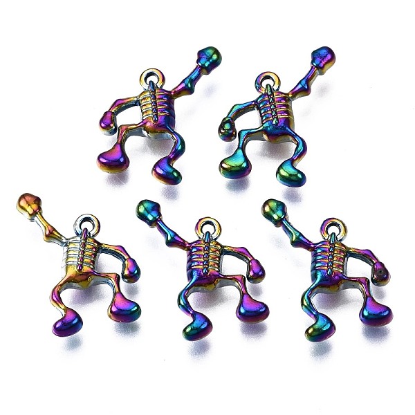 PandaHall Alloy Pendants, Cadmium Free & Nickel Free & Lead Free, Skeleton, Rainbow Color, 24x19x5.5mm, Hole: 1.6mm Alloy Body
PandaHall Alloy Pendants, Cadmium Free & Nickel Free & Lead Free, Skeleton, Rainbow Color, 24x19x5.5mm, Hole: 1.6mm Alloy Body