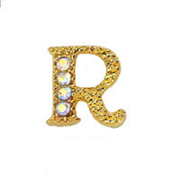 PandaHall Alloy Gold Rhinetone Letters Nail Stud Cabochons, 3D Capital Alphabet, for Women Girls DIY Making Nail Art Design, Letter.R..., Clear
PandaHall Alloy Gold Rhinetone Letters Nail Stud Cabochons, 3D Capital Alphabet, for Women Girls DIY Making Nail Art Design, Letter.R..., Clear
