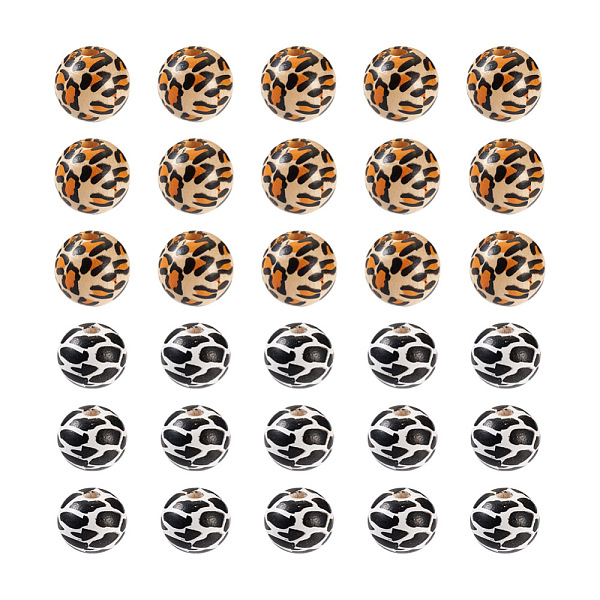 PandaHall Biyun 100Pcs 2 Patterns Printed Natural Wooden Beads, Round with Cow Pattern & Leopard Print Pattern, Mixed Color, 50pcs/Pattern..., Multicolor
PandaHall Biyun 100Pcs 2 Patterns Printed Natural Wooden Beads, Round with Cow Pattern & Leopard Print Pattern, Mixed Color, 50pcs/Pattern..., Multicolor
