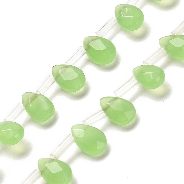 PandaHall K9 Glass Beads Strands, Top Drilled, Faceted, Teardrop, Light Green, 9x6x4mm, Hole: 0.9mm, about 40pcs/strand, 16.22''(41.2cm)...
PandaHall K9 Glass Beads Strands, Top Drilled, Faceted, Teardrop, Light Green, 9x6x4mm, Hole: 0.9mm, about 40pcs/strand, 16.22''(41.2cm)...