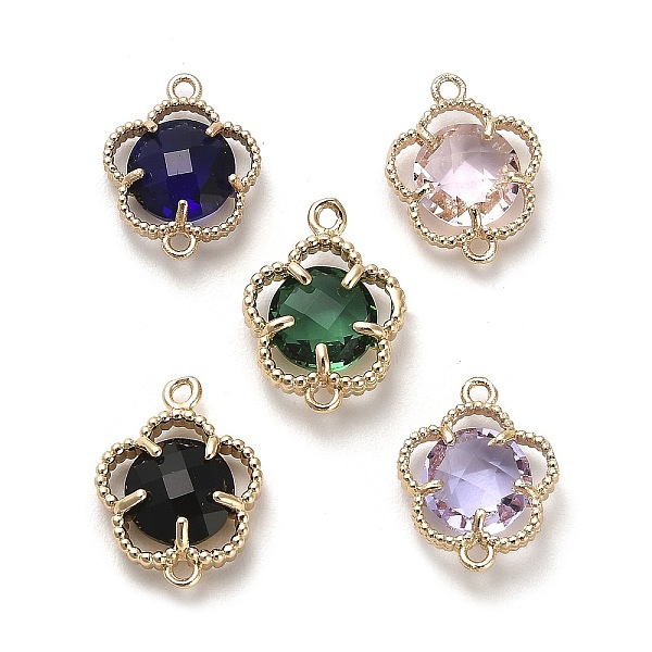 PandaHall Brass Pave Glass Connector Charms, Golden, Faceted, Flower Links, Mixed Color, 16x11.5x3.8mm, Hole: 1.4mm Brass+Glass Flower..., Multicolor
PandaHall Brass Pave Glass Connector Charms, Golden, Faceted, Flower Links, Mixed Color, 16x11.5x3.8mm, Hole: 1.4mm Brass+Glass Flower..., Multicolor