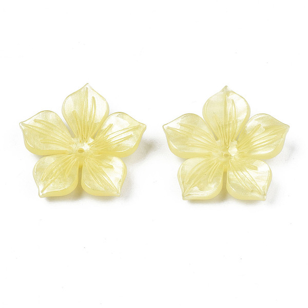 PandaHall Opaque Acrylic Beads, Flower, Champagne Yellow, 29.5x28.5x6.5mm, Hole: 1.6mm Acrylic Flower
PandaHall Opaque Acrylic Beads, Flower, Champagne Yellow, 29.5x28.5x6.5mm, Hole: 1.6mm Acrylic Flower