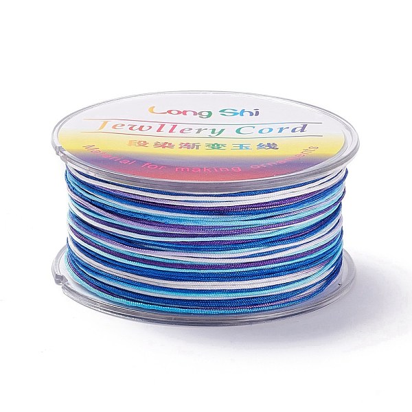 PandaHall Segment Dyed Polyester Thread, Braided Cord, Colorful, 1mm, about 54.68 yards(50m)/roll Polyester
PandaHall Segment Dyed Polyester Thread, Braided Cord, Colorful, 1mm, about 54.68 yards(50m)/roll Polyester